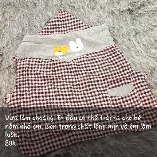 Choàng địu bé mùa đông