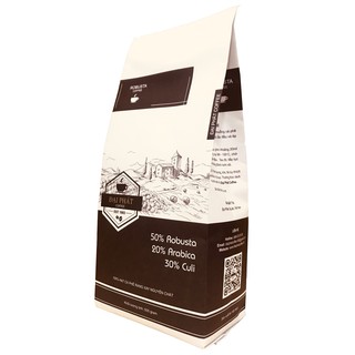   Đại Phát 1  Cà phê kết hợp Robusta Arabica và Culi - Cafe rang xay nguyên chất rang mộc 500g 