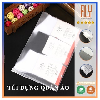 Túi đựng quần áo khóa zip, túi đóng hàng quần áo 25x35