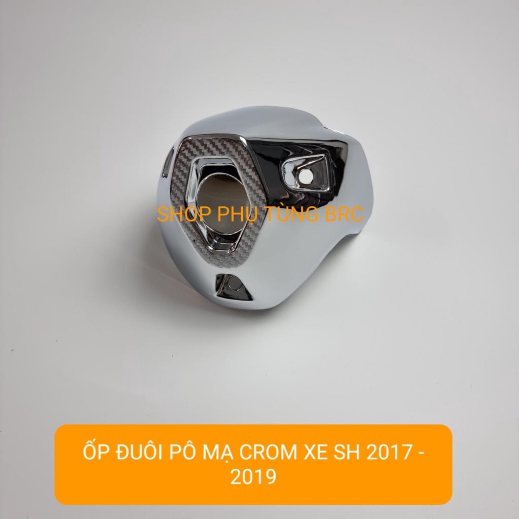 Ốp đuôi pô mạ CROM xe SH 2017, 2018, 2019 ( Shop uy tín, Hàng chất lượng, Giá tốt, Mua Ngay)