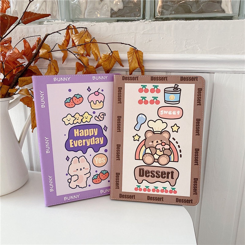 Ốp Máy Tính Bảng Da PU Có Giá Đỡ Cho iPad Mini /Air 1 2/Pro 9.7/4th 5th 6th 2017 2018/7th 8th 9th Gen 2019 2020 2021