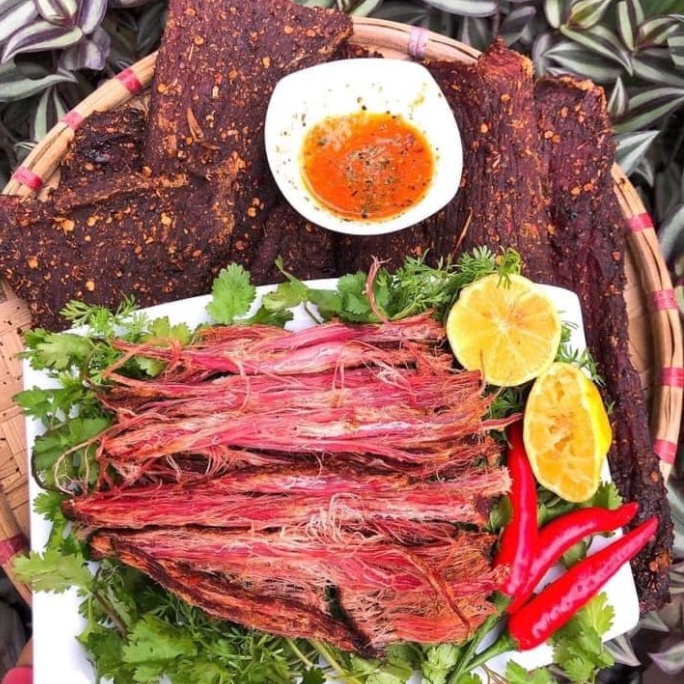 Thịt Trâu Gác Bếp HIỆU A HOÀN TÂY BẮC (FREE chẩm chéo) | BigBuy360 - bigbuy360.vn