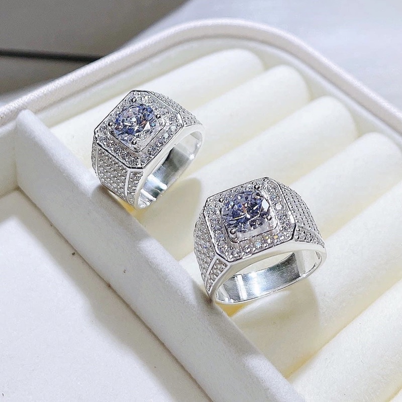 Nhẫn nam bạc ta siêu hot , giá sập sàn - Vàng bạc Khải Khải