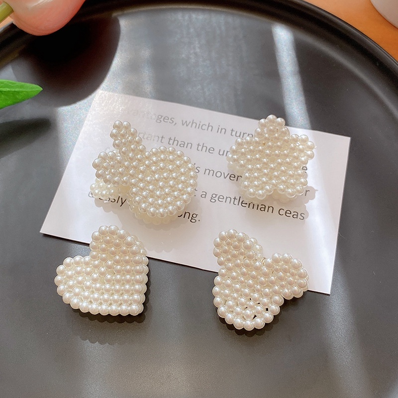 Set 3 Kẹp mái kẹp càng cua giả ngọc hàn quốc