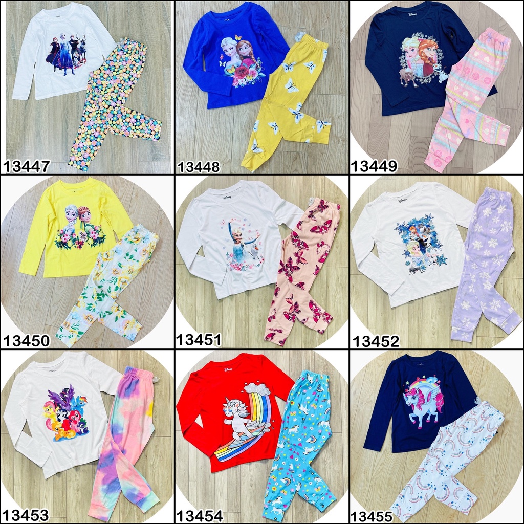 BỘ DÀI ĐẠI CHO BÉ GÁI HOẠ TIẾT DISNEY SIÊU DỄ THƯƠNG 38-45KG