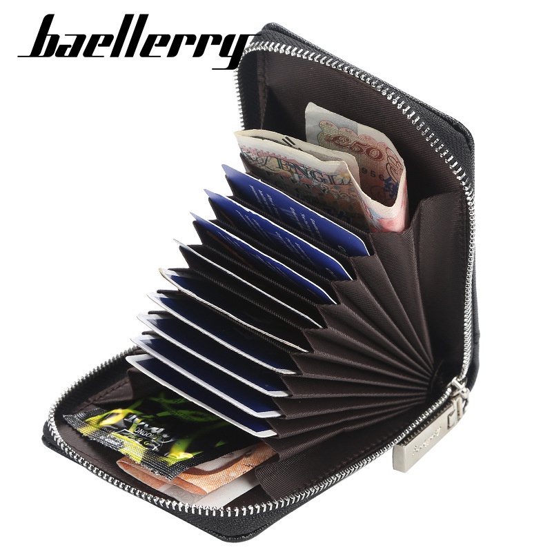 Ví đựng thẻ Baellerry nhiều ngăn thiết kế thời trang sáng tạo