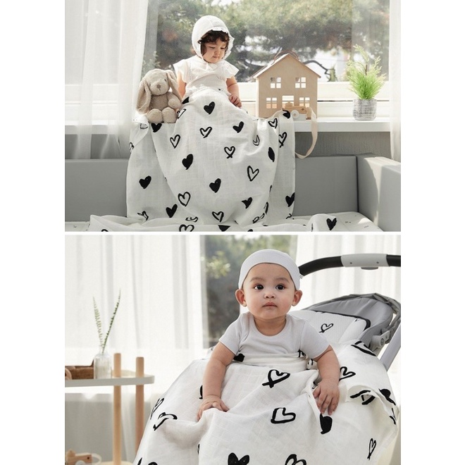 Chăn mỏng Donodono đắp mùa hè cao cấp họa tiết siêu dễ thương phong cách Hàn Quốc