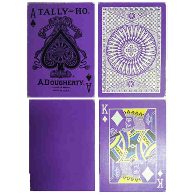 Bài ảo thuật : Tally Ho Reverse Circle back (Purple) Limited Edition