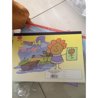Freeship 50k Vở vẽ khổ A4 ảnh thật
