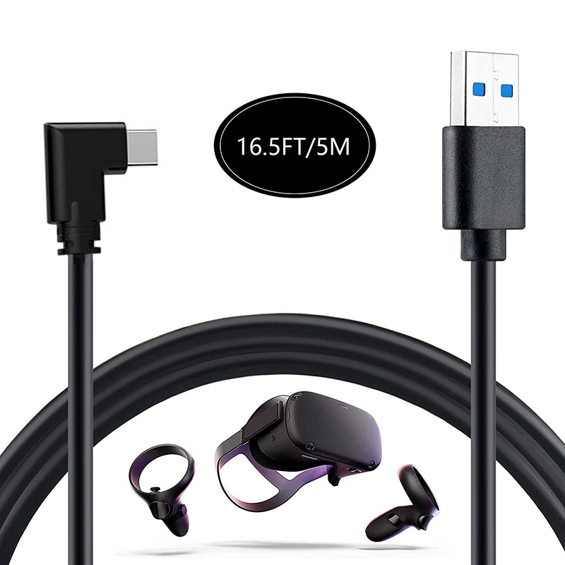 5m USB Type A To C Extension Cable 5Gbps USB 3.0 Cable For Oculus Quest/Link/Quest 2 VR Glasses HBAS