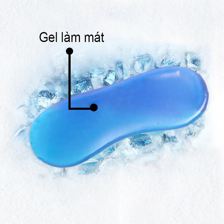 Miếng bịt mắt ngủ 3D có túi gel làm mát