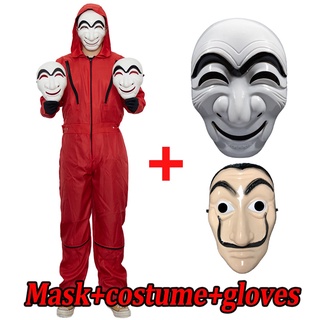 Money Heist Mặt Nạ Hóa Trang Nhân Vật La Casa De Papel Salvador Dali Hàn Quốc Khu Vực Kinh Tế