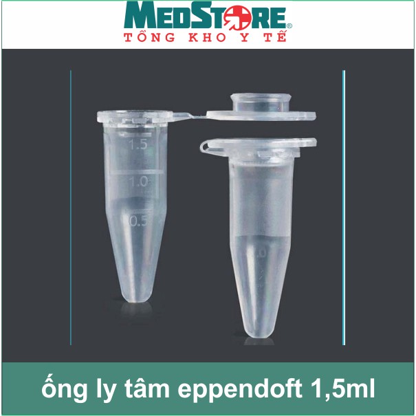 Combo 100 ống ly tâm Eppendorf các size 1,5ml, 2ml