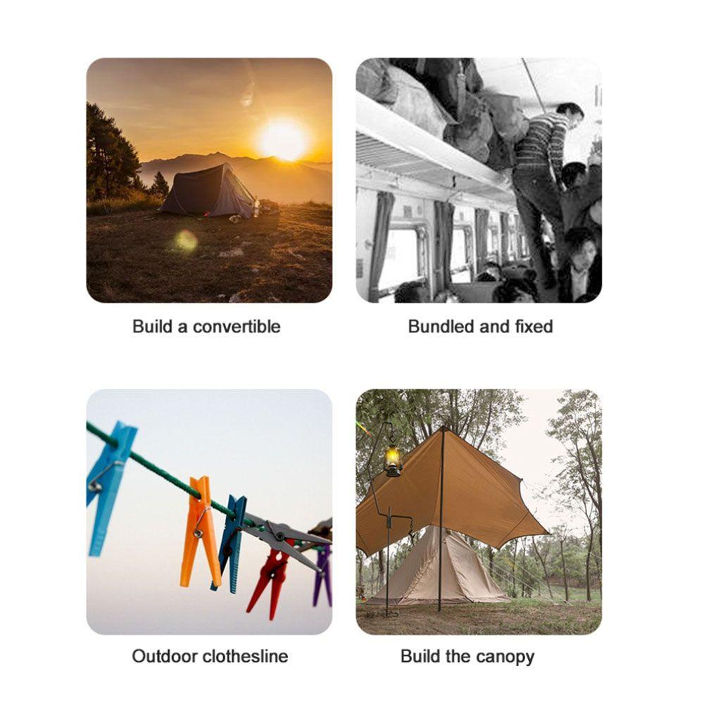 Bộ 4 Khóa Dây Lều Cắm Trại Phản Quang DANILO