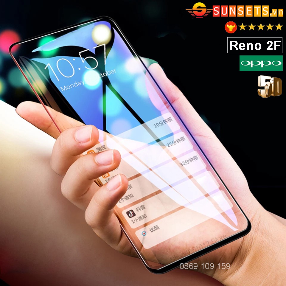 Kính cường lực Oppo Reno 2F/ A92/ A52/ A9 2020/ A53/ Reno 4/ Reno 5