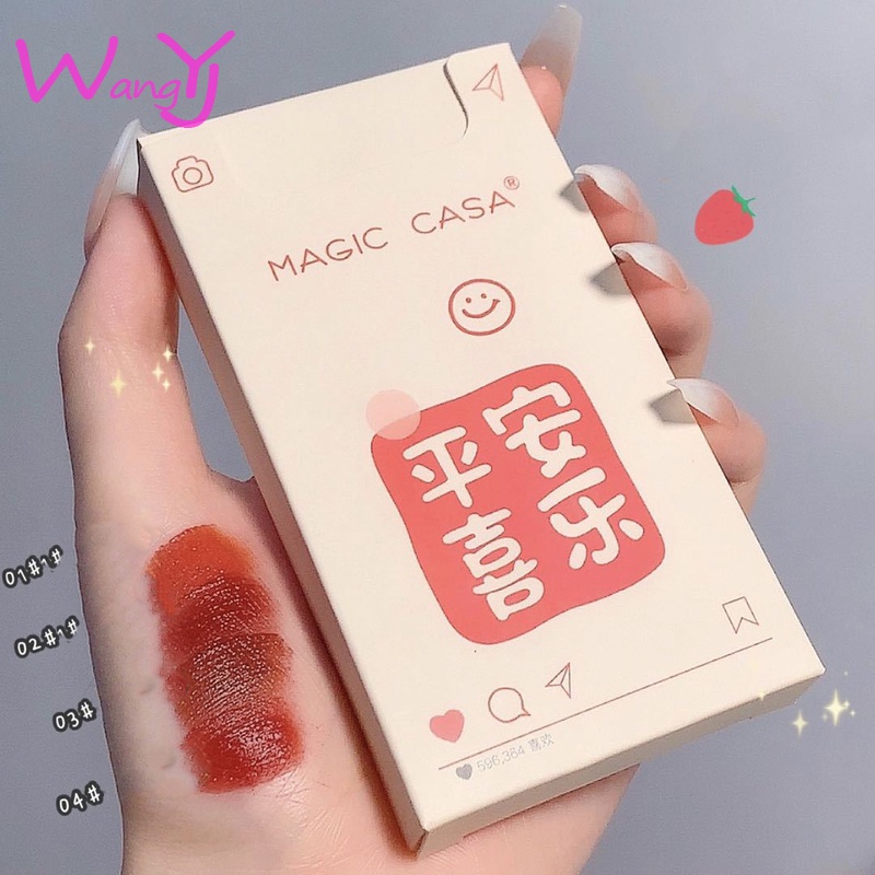 Set 4 Son Kem Hiệu Ứng Nhung Lì 4 Màu Sắc Tùy Chọn Dadk