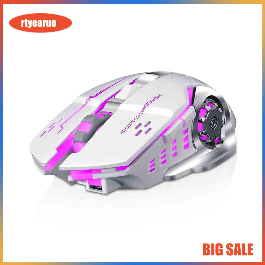 Chuột 2.4g USB Máy tính không dây Máy tính chơi game Đèn nền Chuột im lặng có thể sạc lại