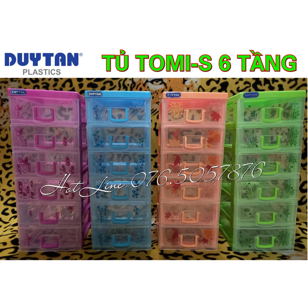 Tủ nhựa duy tân TOMI-S 6 Ngăn