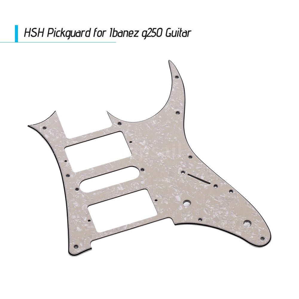 Hsh Miếng Dán Bảo Vệ Gảy Đàn Guitar Điện Ibanez G250 Bằng Pvc Đính Ngọc Trai 3 Ply