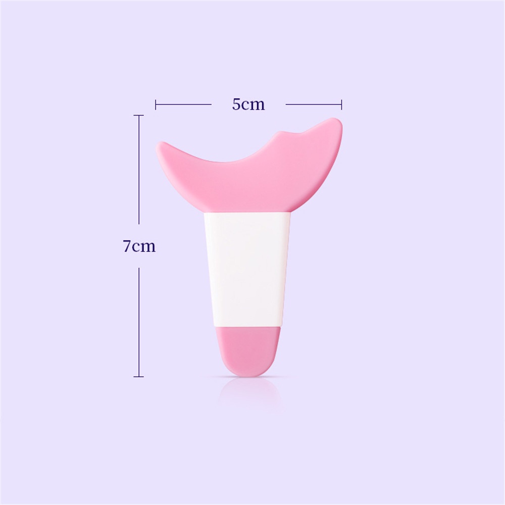 Cod Qipin Khuôn Kẻ Mắt Trang Điểm Bằng Silicon Mềm Nhỏ Gọn Dành Cho Người Lười Trang Điểm