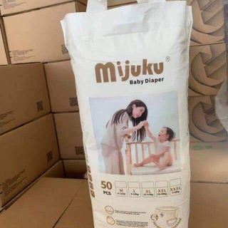 Tã quần cao cấp mijuku 50 miếng đủ size m, l, xl