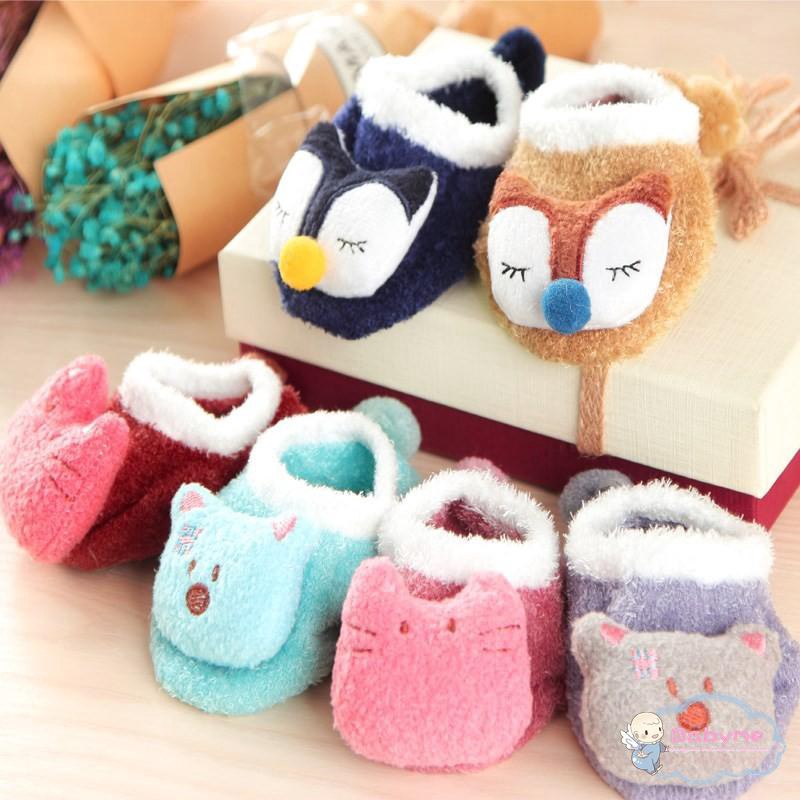 Tất cotton hình thú hoạt hình đáng yêu cho bé