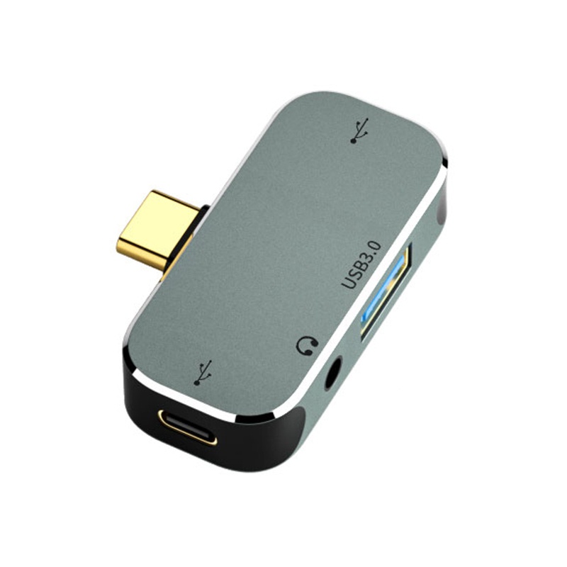 Bộ chia 4 cổng USB 3.0 2.0 3.5mm Type C HUB cho điện thoại