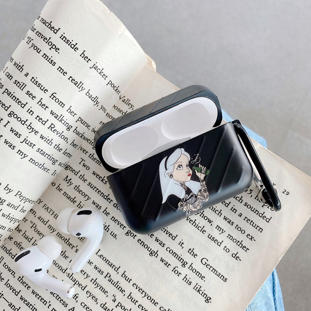 Vỏ Bảo Vệ Hộp Đựng Tai Nghe Airpods Hình Alice Đáng Yêu