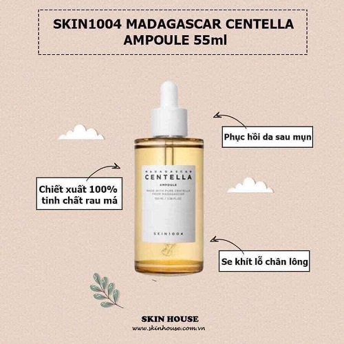 Serum Centella Skin1004 rau má dưỡng da Madagascar Centella Ampoule 100ml