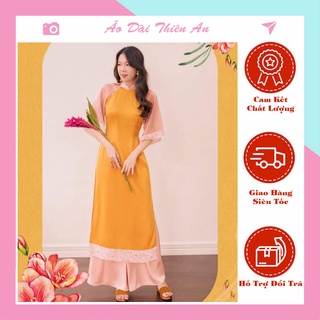 Áo dài cách tân nữ chất lụa may sẵn thiên an ms:ad01