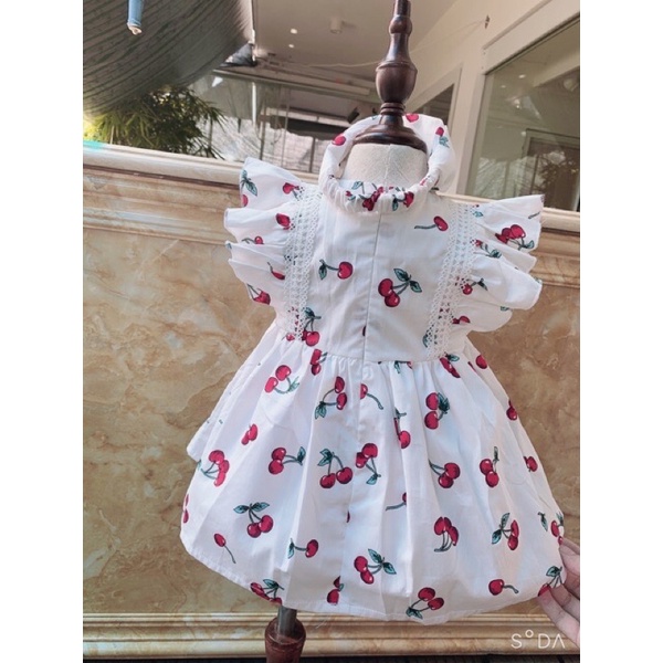 Đầm bé gái  💕𝑭𝑹𝑬𝑬𝑺𝑯𝑰𝑷 + TẶNG KÈM TURBAN💕LINA KIDS-váy trẻ em Thiết Kế Cao CấP- váy chery