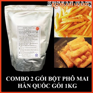 COMBO 2KG BỘT PHÔ MAI HÀN QUỐC CHÍNH HÃNG