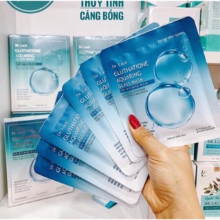[6 miếng] Mặt Nạ Thuỷ Tinh Glutathione Dr. Lacir