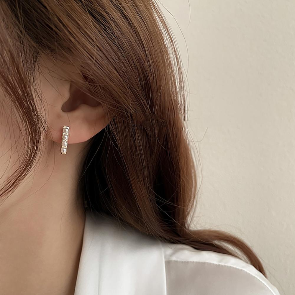 Khuyên Tai Bằng Đồng Phong Cách Retro Thanh Lịch Cho Nữ