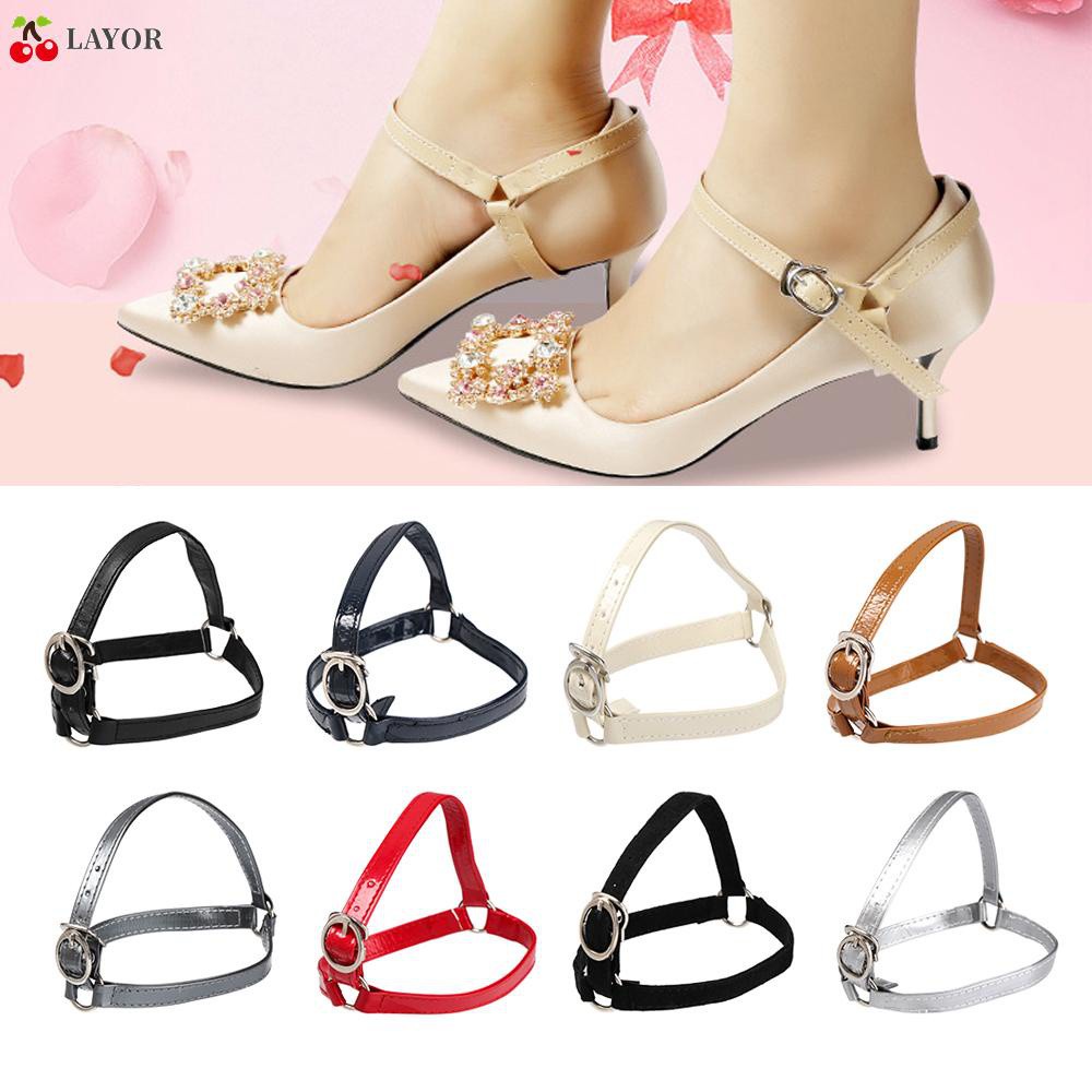 Dây Buộc Giày Cao Gót Mũi Kim Loại Chống Trượt Có Thể Điều Chỉnh