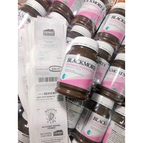Hoa anh thảo Blackmore Úc Evening Primrose Oil