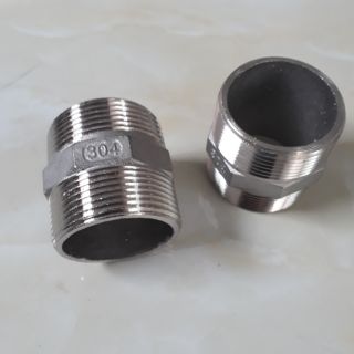 Nối kép D34 inox 304