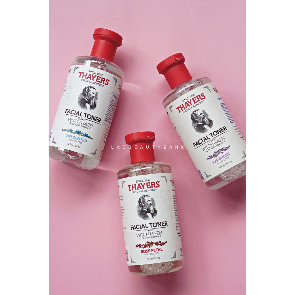 [355ml] Nước hoa hồng Thayers Alcohol Free Witch Hazel