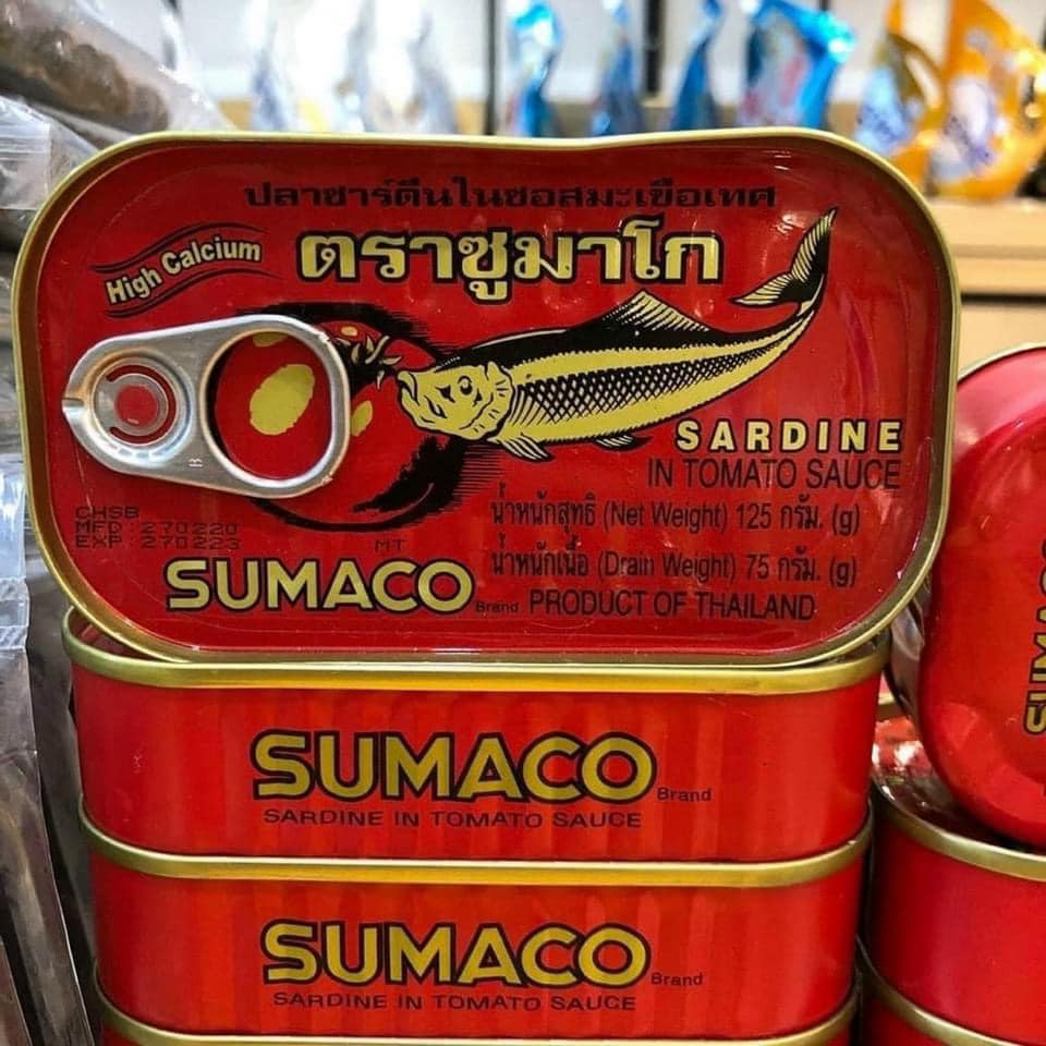 Cá Mòi Sốt Cà Maroc SUMACO Hộp 125g