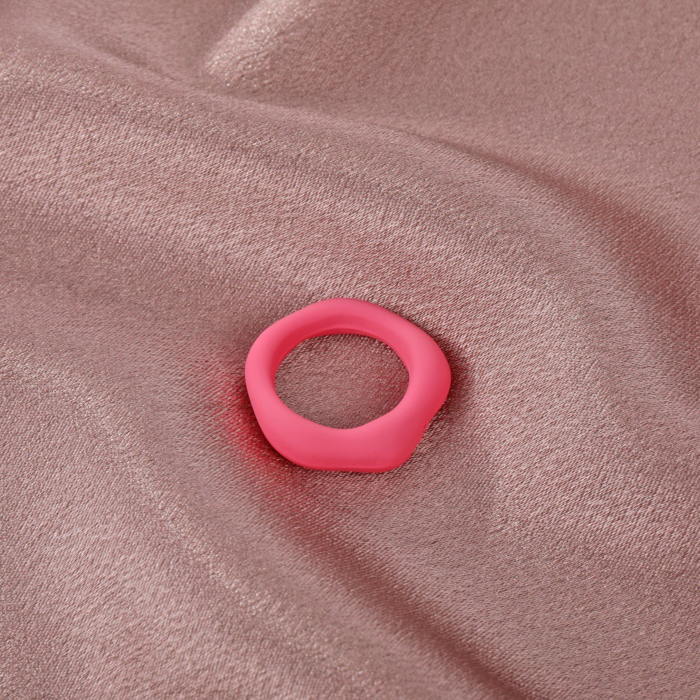 Nhẫn Nhựa Resin Acrylic Nhiều Màu Sắc Phong Cách Hàn Quốc Sáng Tạo Cho Nữ