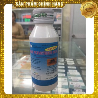 THUỐC DIỆT MUỖI, CÔN TRÙNG PERMETHRIN 50EC 100ML