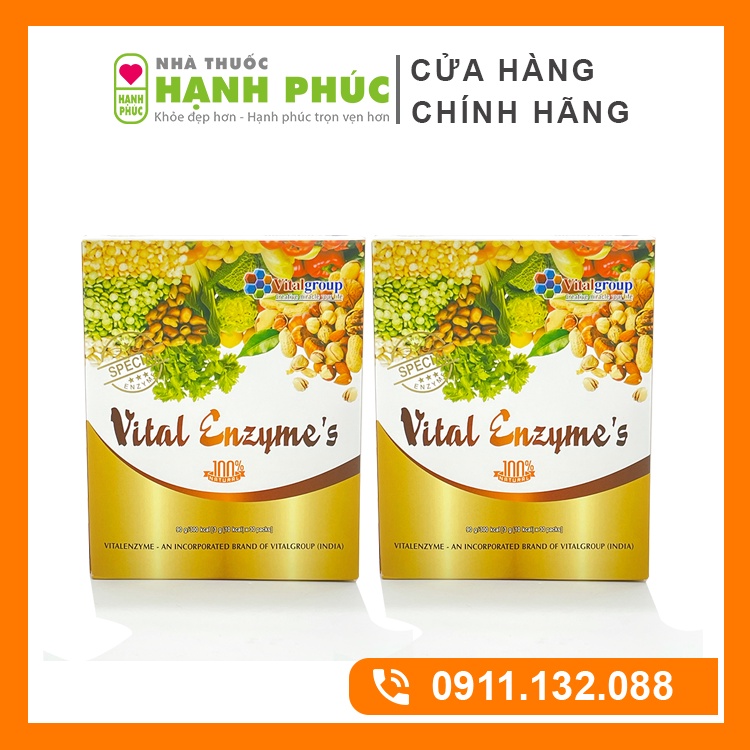 COMBO 2 Hộp Vital Enzyme Chính Hãng Cho Cả Gia Đình (30 gói/hộp)