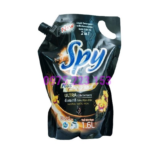 Nước giặt xả Spy Plus hương nước hoa siêu đậm đặc 1.5L