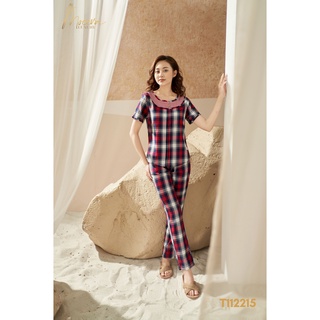 Bộ mặc nhà nữ chất thô Kate Hàn cao cấp thoáng mát tôn dáng Mộc Eva T112215