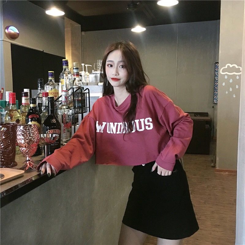 Ready StockU.Studio Loose Hong Kong Style Ins Super Hot Short Top Women Shirt Women Short Shirt Tee Women Shirt