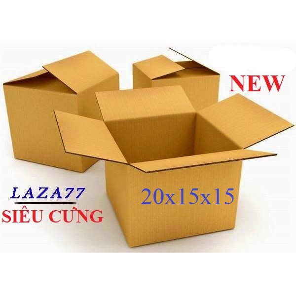 Thùng Carton 20x15x15 Bộ 20 Hộp