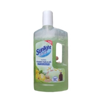 Nước lau sàn SUNLIGHT 900gram hương hoa thảo mộc YUZU & CHANH SẢ diệt muỗi