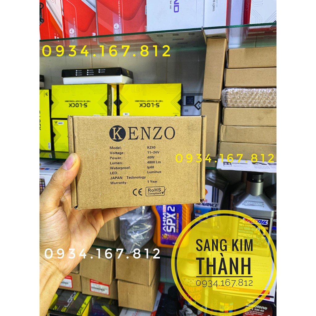 Đèn Trợ Sáng Kenzo Kz40 v2.0 Bản Mới Nhất