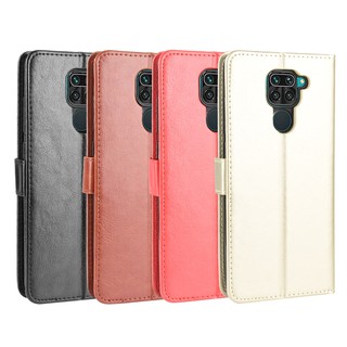 Ốp lưng Xiaomi Redmi Note 9 Giả da Redmi Note 9 Note9 Ốp lưng Da PU dạng lật