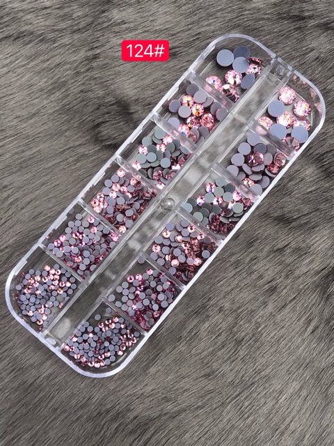 Đá chân keo cao cấp gắn móng tay YHB đá khay mixsz làm nail